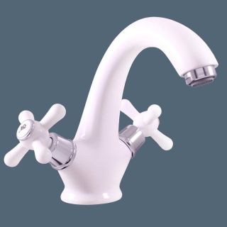 Смеситель для раковины Rav Slezak Morava retro MK128.5BC белый