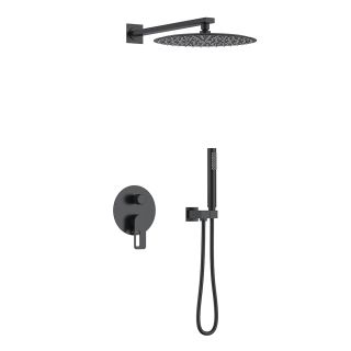 Душевой комплект Black&White Gravity 9105MB чёрный матовый