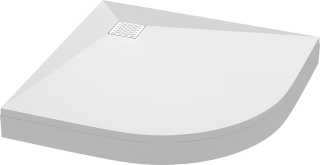 Поддон литьевой GOOD DOOR Essentia R БЕЛЫЙ 100x100