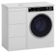 Напольная тумба под раковину Brevita Grafit GRA-01040-023Я под стиральную машину 40см белый