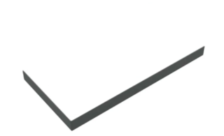 Экран Good Door Stella ГРАФИТ 1000x700