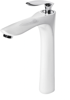 Cмеситель для раковины Grocenberg GB3001 Белый хром