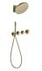 Душевая система скрытого монтажа Grocenberg GB5020MG с Термостатом Vernet (Франция) Матовое золото