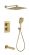 Душевая система скрытого монтажа Grocenberg GB5050MG с Термостатом Vernet (Франция)  Матовое золото