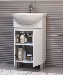 Тумба под раковину напольная Vigo Wing tn.WIN.BAL.50.2D 50 см белый