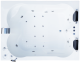 Гидромассажная ванна Royal Bath Hardon De Luxe 200x150см белый RB083100DL