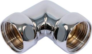 Угловое соединение Luxon 740SCH1010 1"х1" г/г (хром)(кор.20пар)