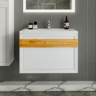 Тумба под раковину Бриклаер Берлин 4627125416088 80 см белый