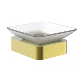 Мыльница с держателем Wonzon & Woghand Lotte WW-8322-BG брашированное золото