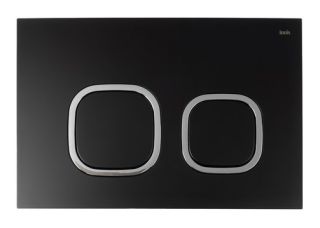 Клавиша смыва IDDIS Unifix 004 UNI04BCi77 чёрный матовый