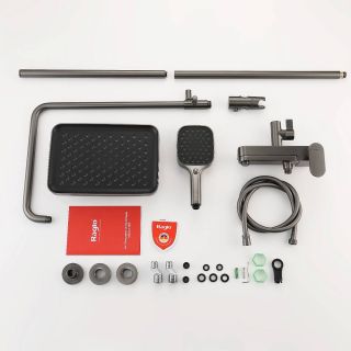 Душевая стойка Raglo R50.24.09 графит