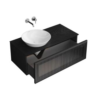 Тумба под раковину Kerama Marazzi Iconico IC.100.1\BLK 100 см чёрный матовый