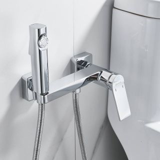 Гигиенический душ со смесителем Shevanik S4105-1 хром