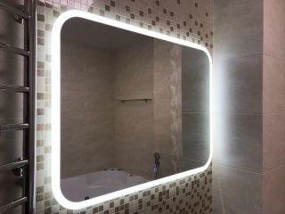 Зеркало с подсветкой Continent Demure ЗЛП221 с сенсорным выключателем 80см