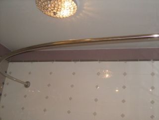 Карниз (штанга) для ванны Bas ХАТИВА 143X143