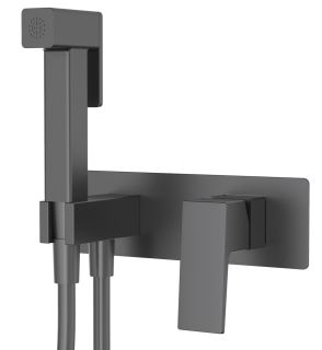 Гигиенический душ со смесителем Splenka S01.52.09 графит