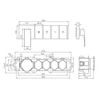 Смеситель для душа Raglo R02.274.09 графит