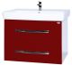 Тумба под раковину Bellezza Рокко 80см красный 00000010166