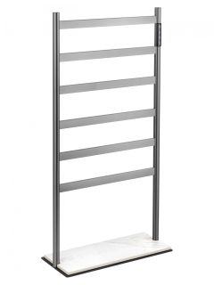 Напольный полотенцесушитель электрический Wonzon & Woghand Essen WW-A406-GM 47x95 см тёмный графит