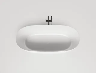 Ванна из искусственного камня Salini Sofia Light S-Sense 103611GRH 165x75см без перелива RAL снаружи