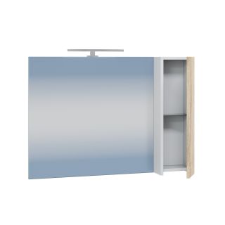 Зеркало-шкаф с подсветкой Санта Меркурий 700460 90 см янтарный