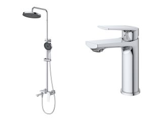 Комплект смесителей для ванной комнаты BelBagno COMFORT-CVD/LS-01 хром