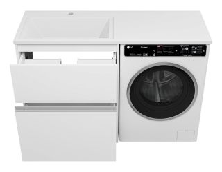 Напольная тумба под раковину Misty Ингрид УТ000026852 68.6 см белый