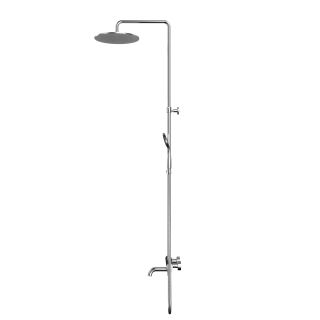 Душевая стойка термостатическая WHITECROSS Y Y1234BASICNIB брашированный никель