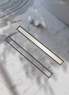 Душевой лоток Raglo R652.80.05 двухсторонняя решетка 80см сатин