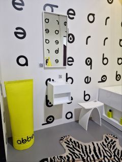 Зеркало ABBER Stein AS6640 40см белый