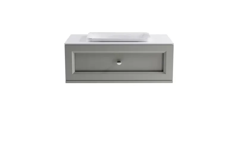Тумба с раковиной Astra-Form Классик 4631177714184 100 см серый матовый