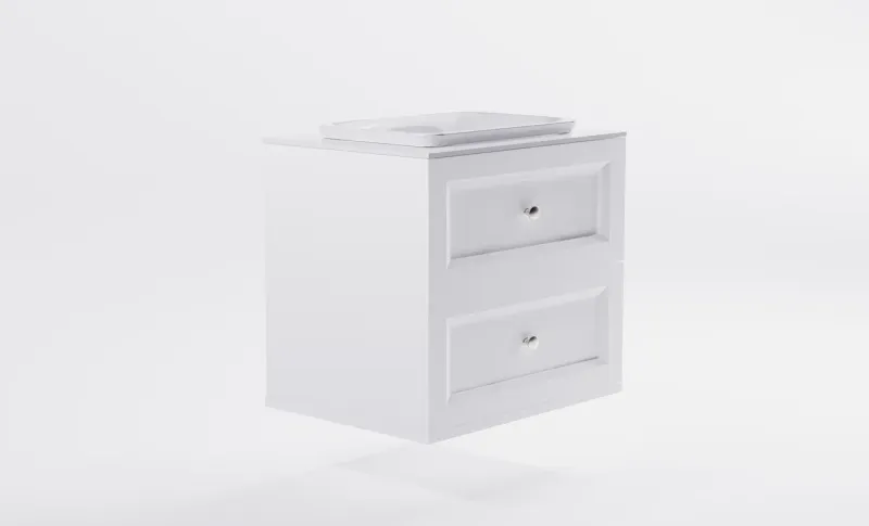 Тумба с раковиной Astra-Form Классик 4631177714337 80 см белый матовый