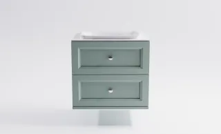 Тумба с раковиной Astra-Form Классик 4631177714221 70 см зелёный матовый