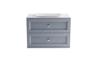 Тумба с раковиной Astra-Form Классик 4631177714351 90 см голубой матовый