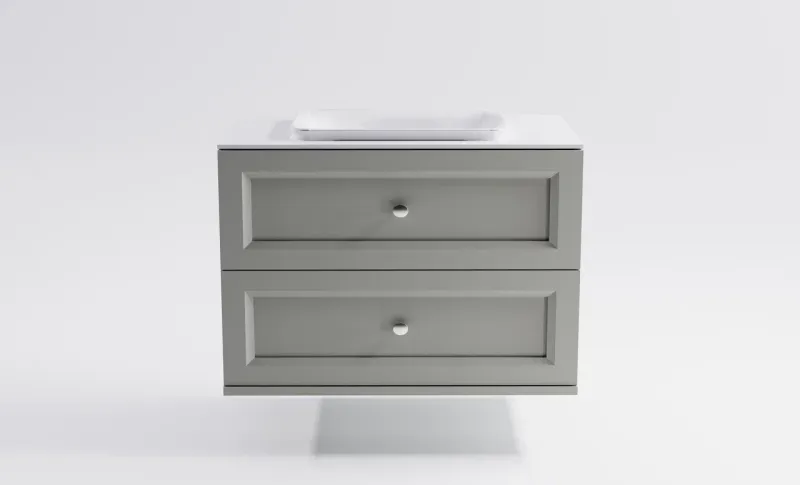 Тумба с раковиной Astra-Form Классик 4631177714429 100 см серый матовый