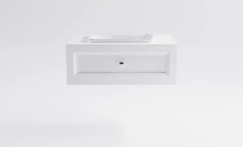 Тумба с раковиной Astra-Form Классик 4631177715594 90 см белый матовый