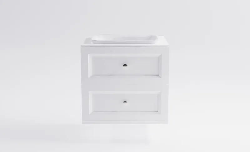 Тумба с раковиной Astra-Form Классик 4631177715778 80 см белый матовый