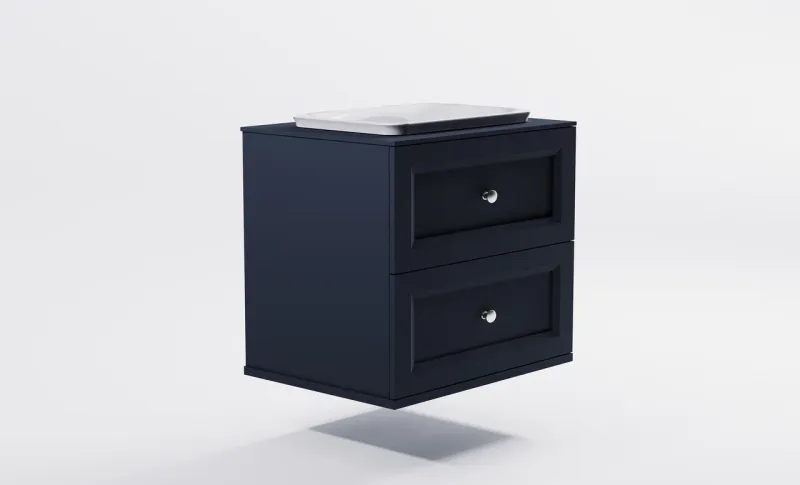 Тумба с раковиной Astra-Form Классик 4631177715761 80 см серый матовый