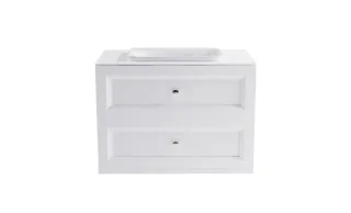 Тумба с раковиной Astra-Form Классик 4631177715839 90 см белый матовый