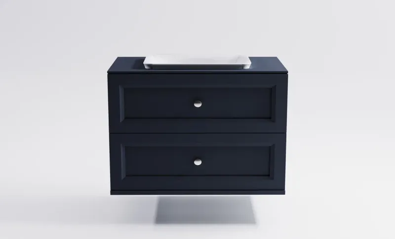 Тумба с раковиной Astra-Form Классик 4631177715822 90 см серый матовый