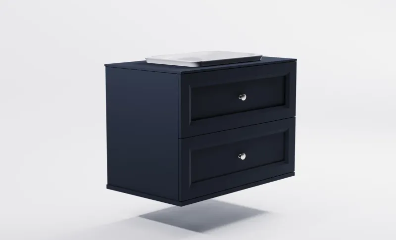 Тумба с раковиной Astra-Form Классик 4631177715884 100 см серый матовый