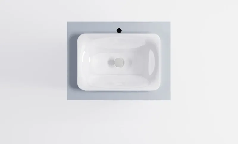 Тумба с раковиной Astra-Form Классик 4631177715679 70 см голубой матовый