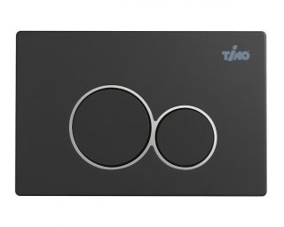 Кнопка смыва Timo Kulo FP-001MB чёрный матовый