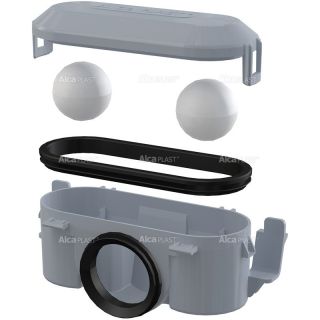 Душевой лоток AlcaPlast Simple с решеткой и опорами APZ10-750M