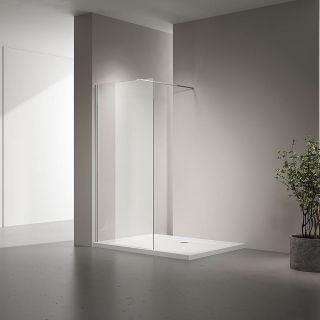 Душевая перегородка Veconi Korato KR-72, 700x2000, хром, стекло прозрачное