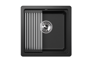 Мойка кухонная Granula Kitchen Space 4501U, ЧЁРНЫЙ