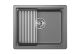 Мойка кухонная Granula Kitchen Space 5501U, АЛЮМИНИУМ