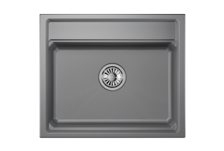 Мойка кухонная Granula Kitchen Space 6003, АЛЮМИНИУМ
