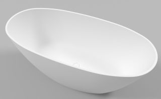 Ванна из искусственного камня Whitecross Onyx B 0205.160075.200 160x75см белый матовый