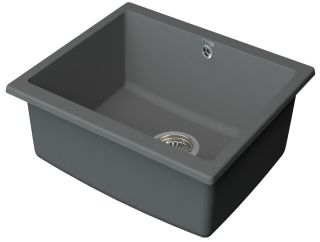 Мойка кухонная Point Сидли PN3007AL 55 см серый